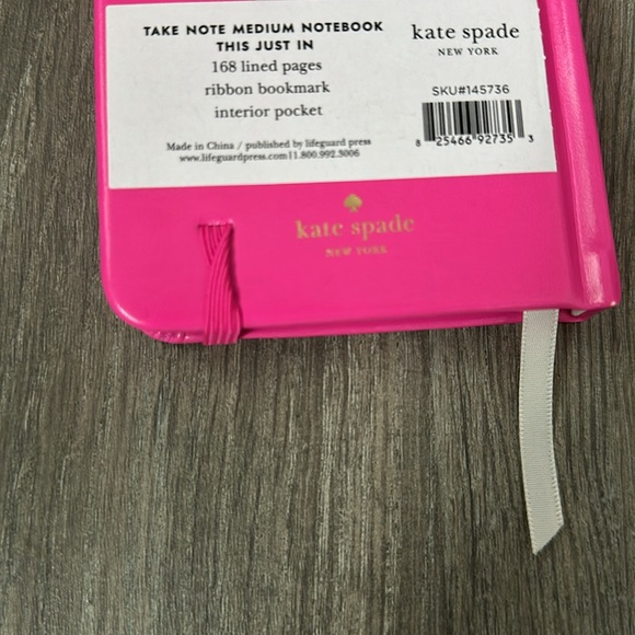 ♠️ Kate Spade Medium Notebook - Picture 2 of 5
